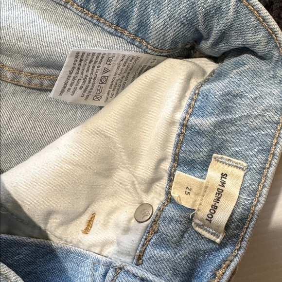 MADEWELL - Slim Demi-Boot Jeans in Bellmeade Wash Size 25 - Picture 9 of 10